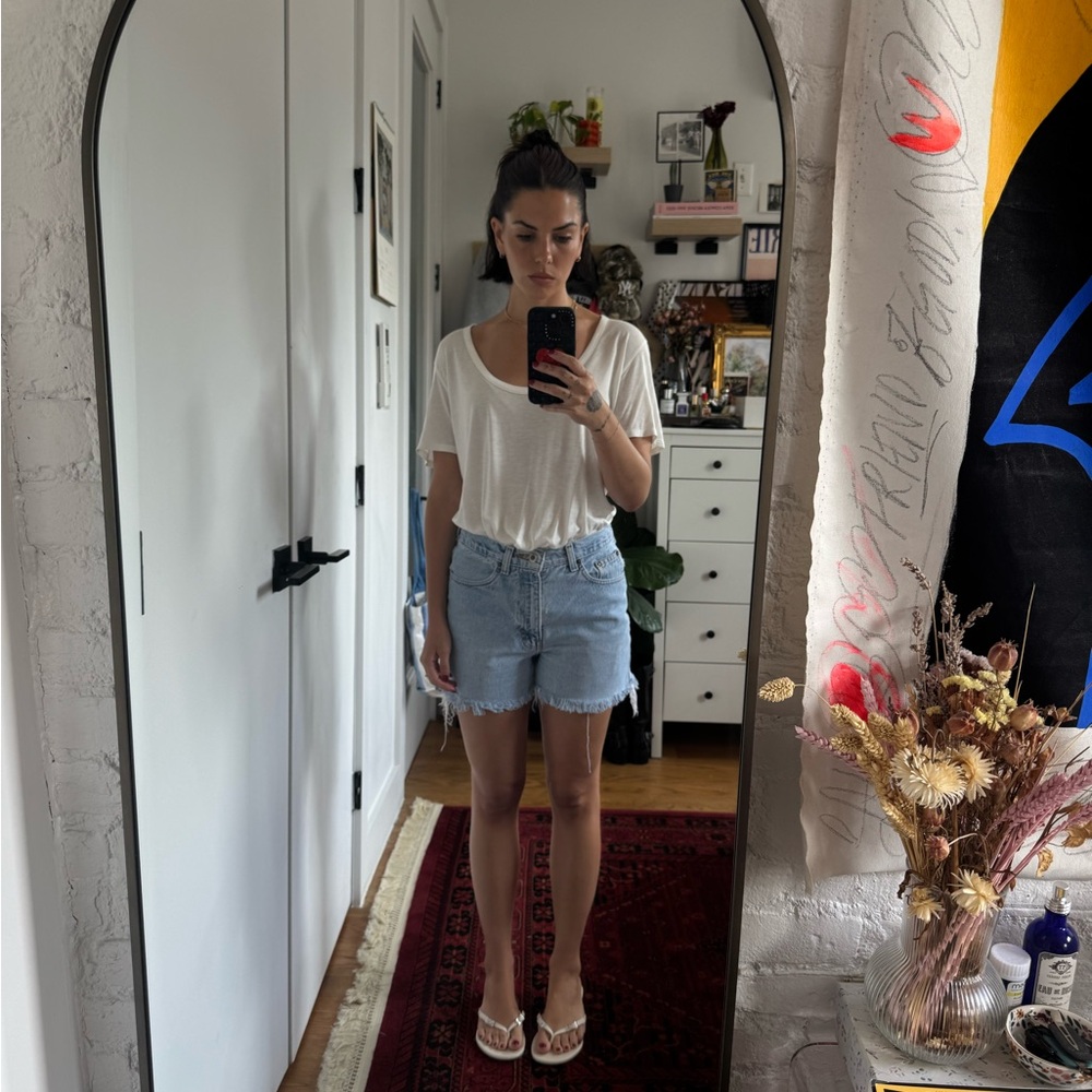 Classic Light Blue Denim Shorts